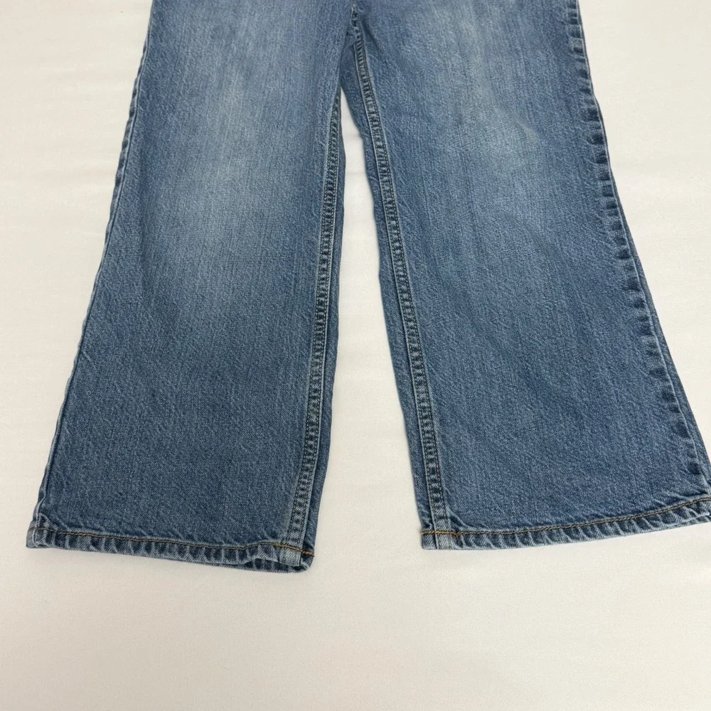 OshKosh Bgosh Kids Classic Straight Blue Jeans Medium Wash‎ Denim Boys 7 Husky